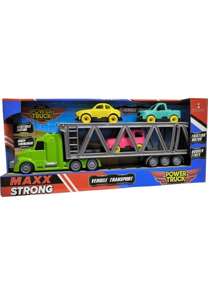 Çlk Toys Araç Taşıyıcı Tır ÇLK-420-YEŞIL