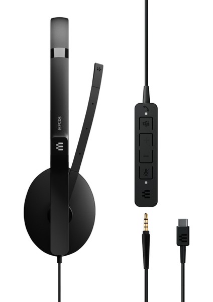 Sennheıser Adapt 165T Usb-C (Type C) ve Jak Bağlantılı Teams Sertifikalı Kulaklık