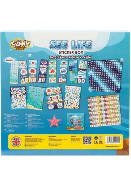 Aden Oyuncak Deniz Yaşamı Sticker Seti 802 Parça ADN-3420 fiyatları