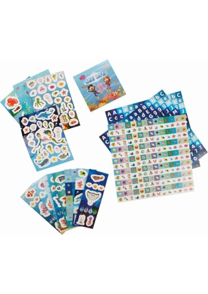 Aden Oyuncak Deniz Yaşamı Sticker Seti 802 Parça ADN-3420 modelleri