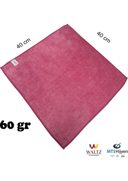 Mikrofiber Temizlik Bezi 10 Adet – 40X40 cm Pembe 60GR modelleri