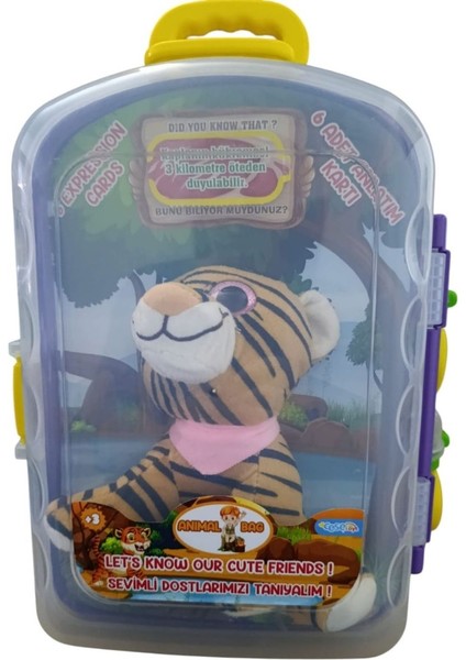 Asya Oyuncak Tekli Bavul Peluş Leopar CESE-10040