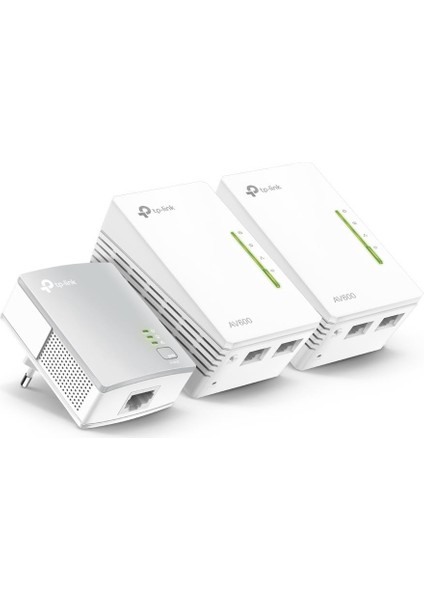 Tp-Lınk TL-WPA4220T Kıt 300MBPS AV600 Kablosuz Powerlıne Genısletıcı