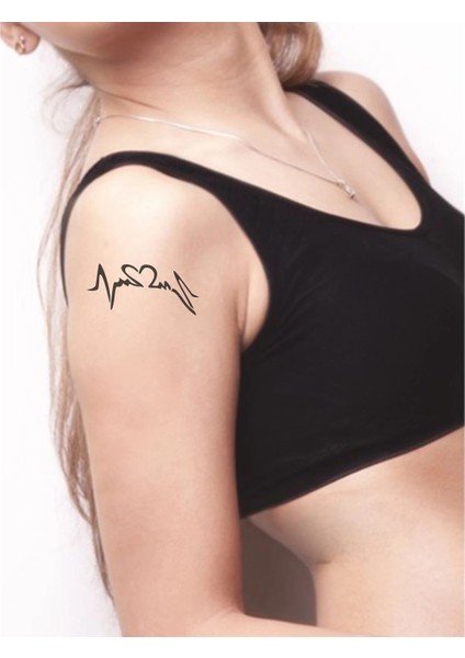 Kalp ve Ritim Tattoo Geçici Dövme Şablonları Kına Kalıpları fiyatları