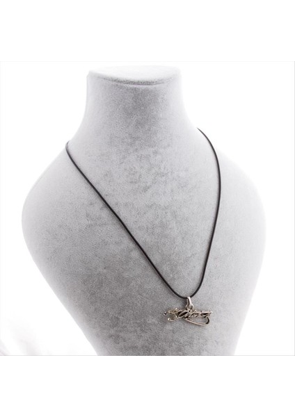 Zengezur Atatürk Imzası Kolye-Siyah