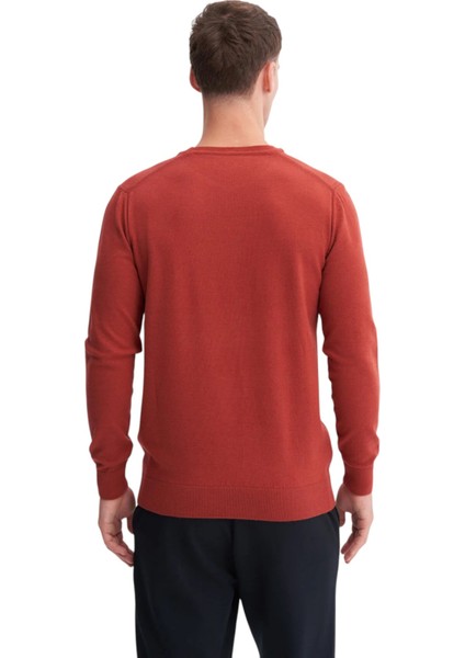 Slim Fit Soft Touch Basic Bisiklet Yaka KAZAK-33155 modelleri