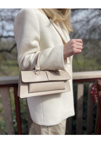 Kapaklı City Çanta Vizon