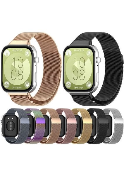 Fit3 / Fit4 / Fit4 Pro Milanese Metal Hasır Kordon Siyah fiyatları