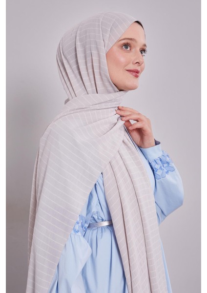 Gümüş Çizgili Cazz Şal fiyatları