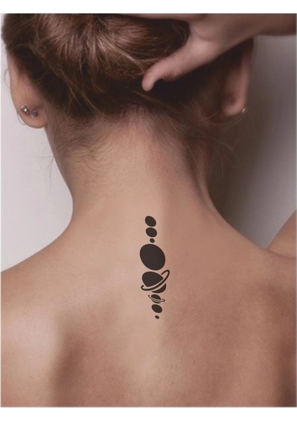 Gezegenler Alemi Tattoo Geçici Dövme Şablonları Kına Kalıpları fiyatları