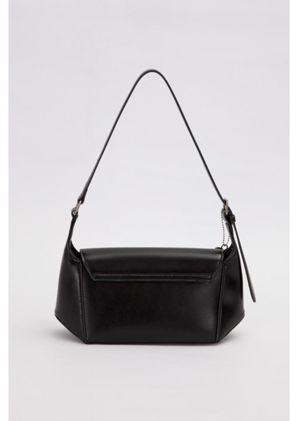 Siyah Kalp Aksesuar Detaylı Omuz Çantası fırsatları