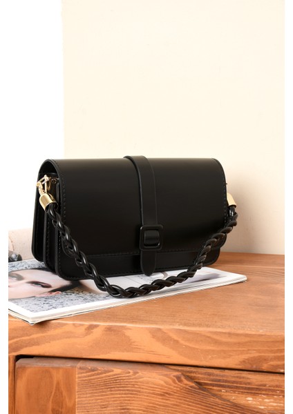 Kadın 2 Bölmeli Elden Tutmalı Omuzdan Asmalı Şık Kaliteli Çanta