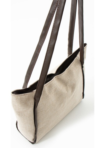 Kadın Kanvas Büyük Askılı Omuz Çantası Astarlı modelleri