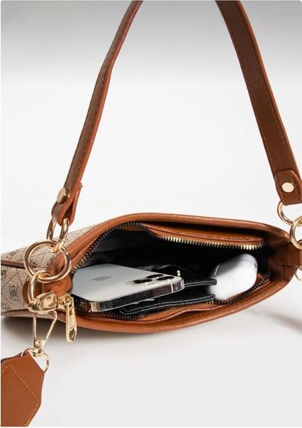 Kadın Baskılı Omuz Çantası Garnili fiyatları