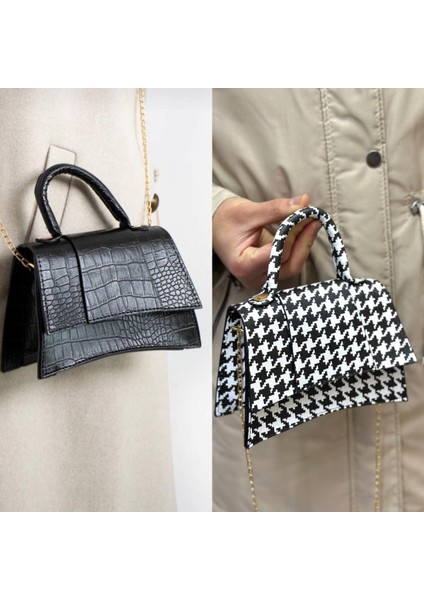 Kadın El ve Omuz Çantası Miny City 2 Li Paket