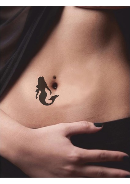 Denizlerin Aşkı Deniz Kızı Tattoo Geçici Dövme Şablonları Kına Kalıpları fiyatları