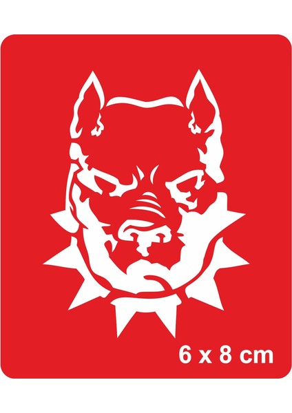 Pitbul Köpek Tattoo Geçici Dövme Şablonları Kına Kalıpları