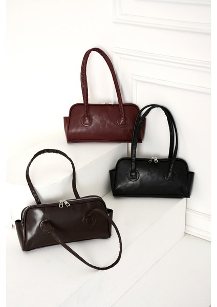 Kadın Şık Tasarımlı Kaliteli Işçilik Kaliteli Deri Omuz Çantası