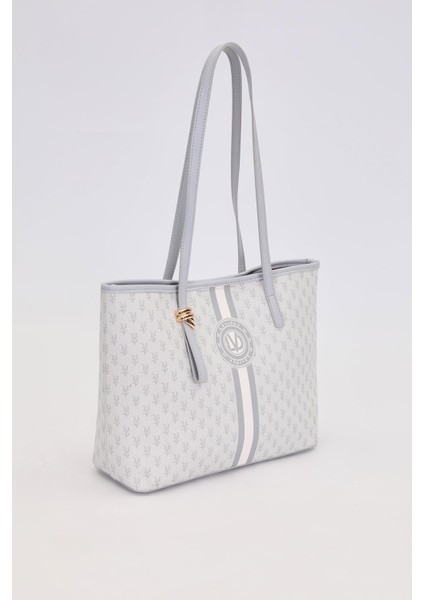 Gri Gold Akseusar Detaylı Omuz Çantası fiyatları