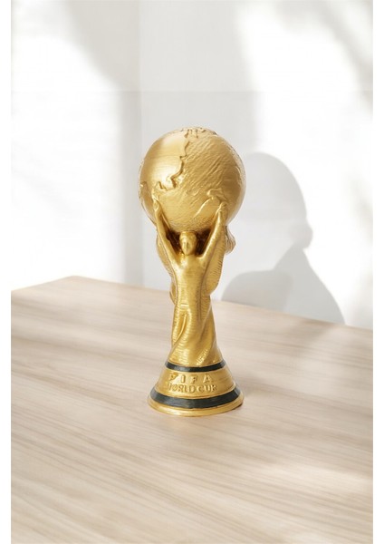Dünya Kupası Figürü - Dünya Kupası Biblo -3d Fifa Worldcup - Altın- 15 cm modelleri