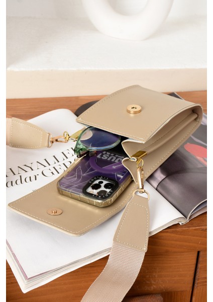 Lüks Çapraz Askılı Kolon Kemer Detaylı Mini Cüzdan Tasarımlı Çanta fiyatları
