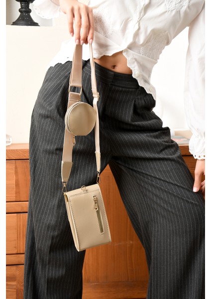 Lüks Çapraz Askılı Kolon Kemer Detaylı Mini Cüzdan Tasarımlı Çanta fırsatları