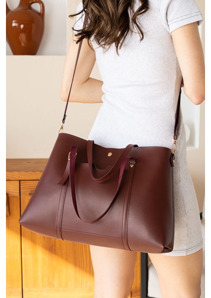 Kadın Çapraz Askılı Kaliteli Deri Büyük Çanta modelleri
