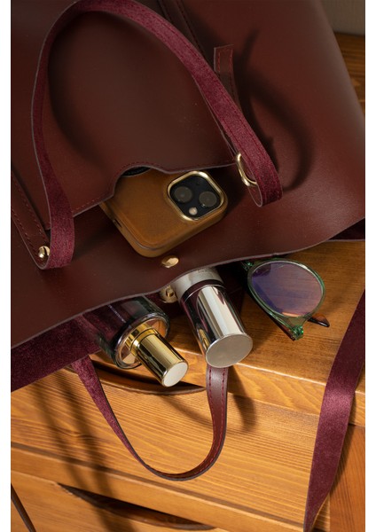 Kadın Çapraz Askılı Kaliteli Deri Büyük Çanta