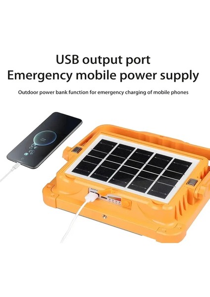 150W Güneş Enerjili Solar Kamp Feneri Projektör WS-5570 modelleri