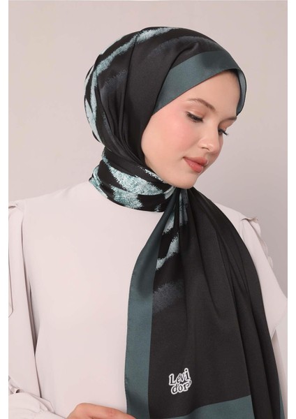 Zümrüt Leopar Desen Twill Şal fiyatları