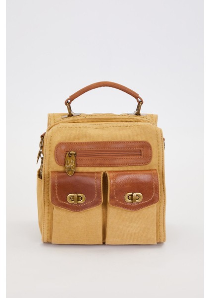 Vizon Çift Gözlü Fermuarlı Omuz Çantası fiyatları