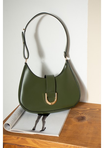 Kadın Toka Detaylı Şık Baget Çanta indirimleri