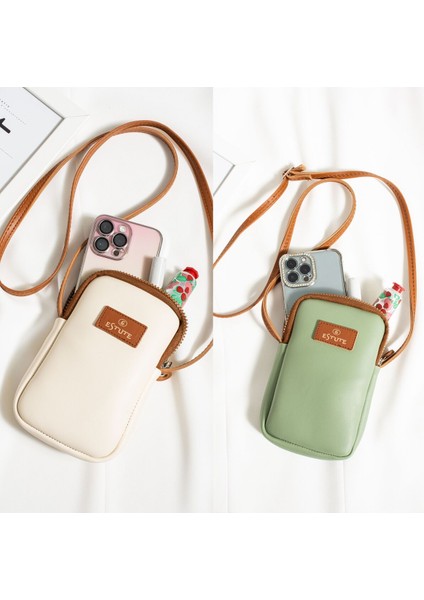 Unisex 2 Li Paket Telefon Luk Ayarlanabilir Çapraz Çanta