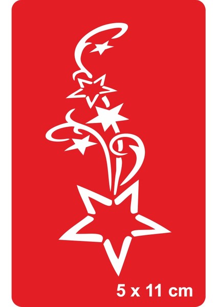 Orient Yıldızısupertrend1 Tattoo Geçici Dövme Şablonları Kına Kalıpları