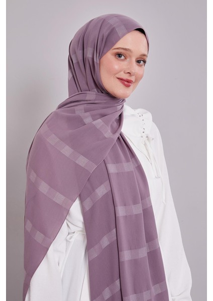 Mor Kendinden Çizgili Dream Şal fiyatları