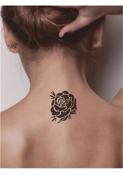 Iyimser Bir Gül Açtı! Tattoo Geçici Dövme Şablonları Kına Kalıpları fiyatları