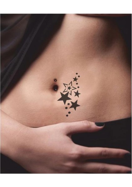 Yıldızlar Işıl Işıl! Tattoo Geçici Dövme Şablonları Kına Kalıpları fiyatları