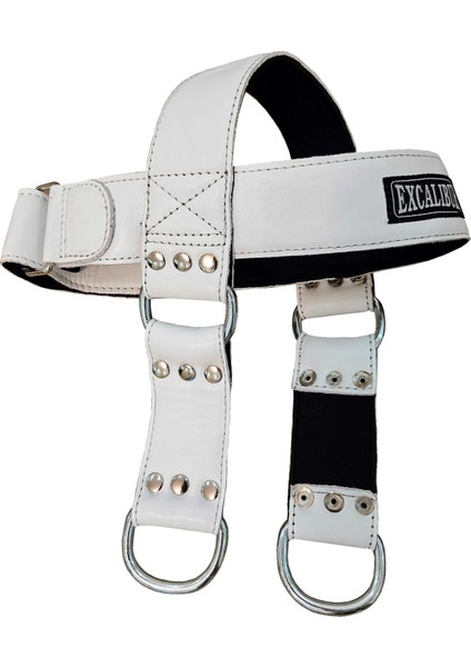 Fitness Hakiki Deri Baş Boyun Ağırlık Kayışı Beyaz fiyatları