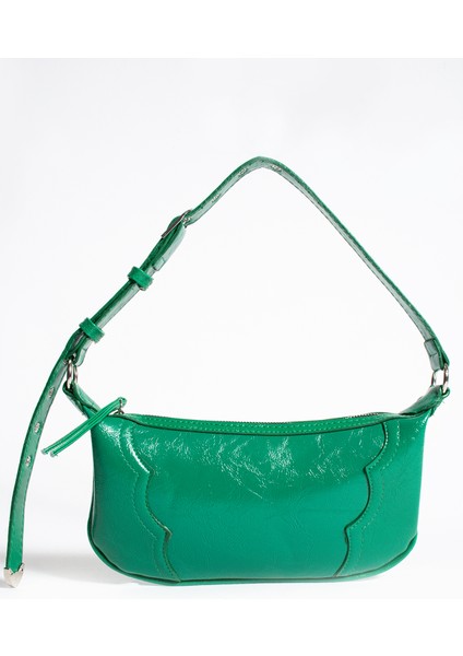 Omuz Çantası Baget Zımbalı Çanta