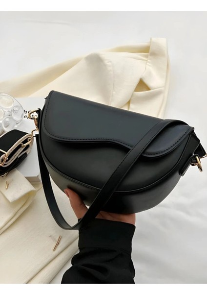 Kadın Siyah Toplu Çanta Kombinleri Omuz Çantası El Çantası