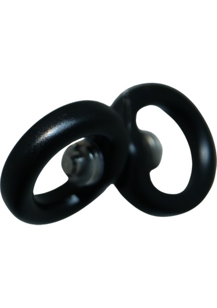 Alüminyum Çift Döner Halka (Swivel Ring) - 5kn Kırılma - 11.9gr Hafif - Emniyet Klipsi modelleri