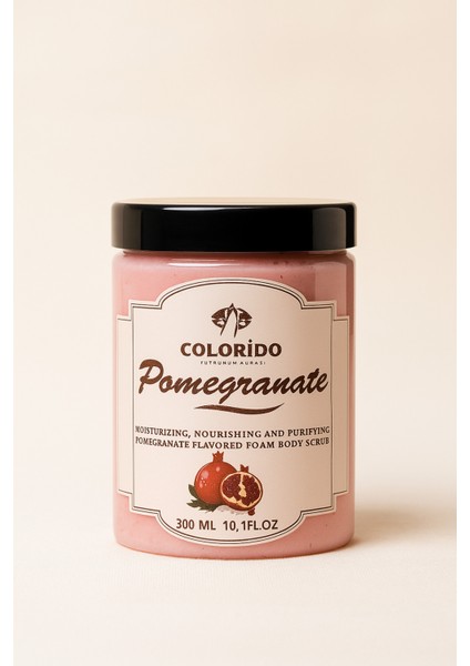 Colorido Narlı Body Scrub Besleyici Arındırıcı Nemlendirici Vücut Peelingi 300 ml fiyatları