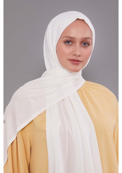 Krem Modal Penye Şal modelleri
