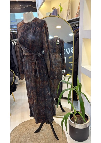 2011 Ipek Elbise Kuşak Detayli Tarçin fırsatları