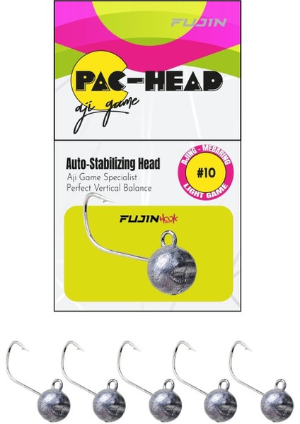 Pac-Head 10NO Aji Game Jighead 1,6 gr