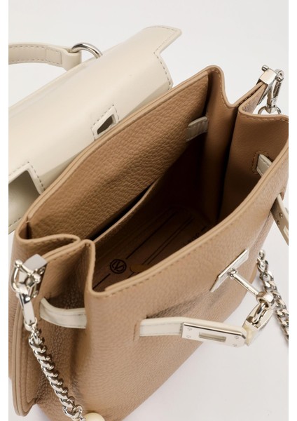 Camel Inci Askı Detaylı El Çantası modelleri