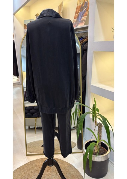 1001 Jakar Detay Pantolonlu Takım - Antrasit fiyatları