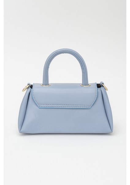 Fular Hediyeli Çapraz Askılı Mavi Mini El ve Omuz Kadın Çantası fırsatları