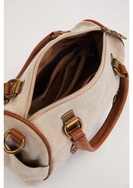 Krem Çok Gözlü El Kanvas El Çanta modelleri