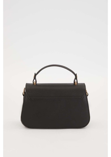 Siyah Yuvarlak Tokalı El Çantası fiyatları